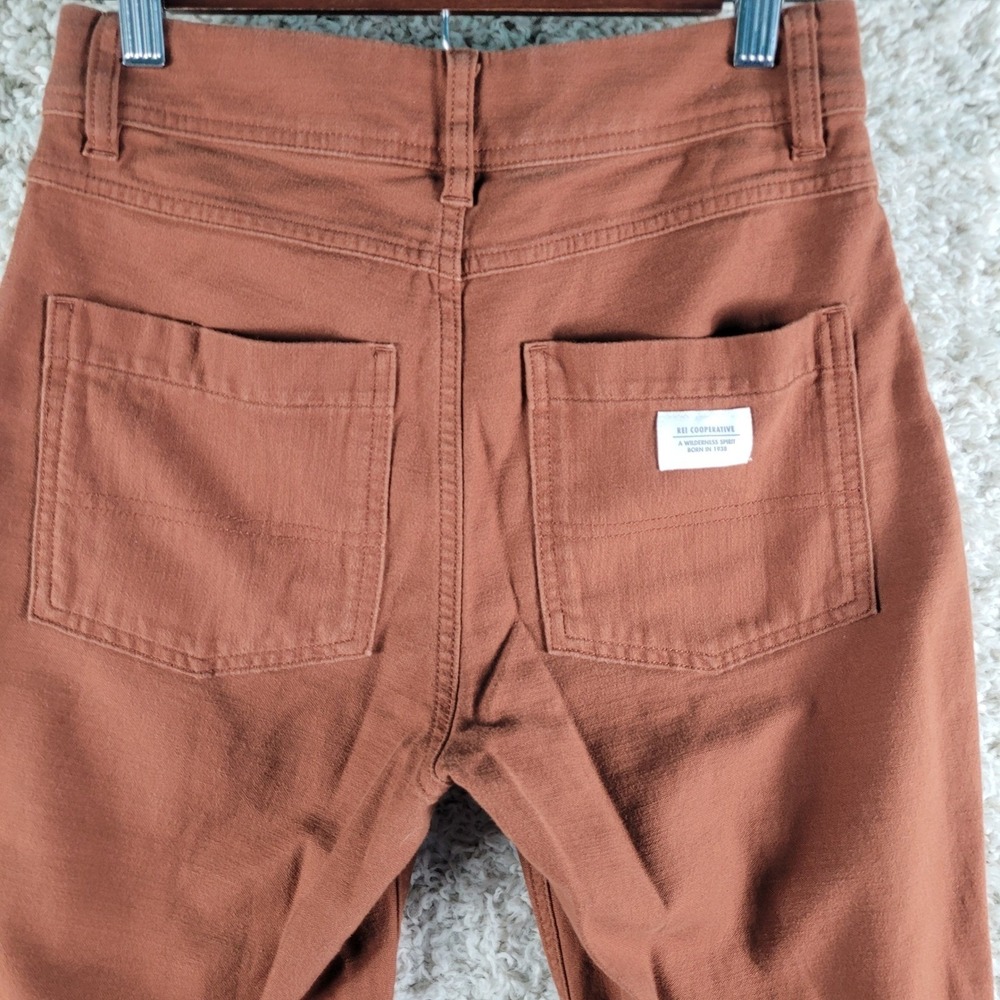 REI Co-op Wallace Lake Jogger Pants Womens 0 Rust Brown Excellent Hiking Outdoor - Picture 5 of 14